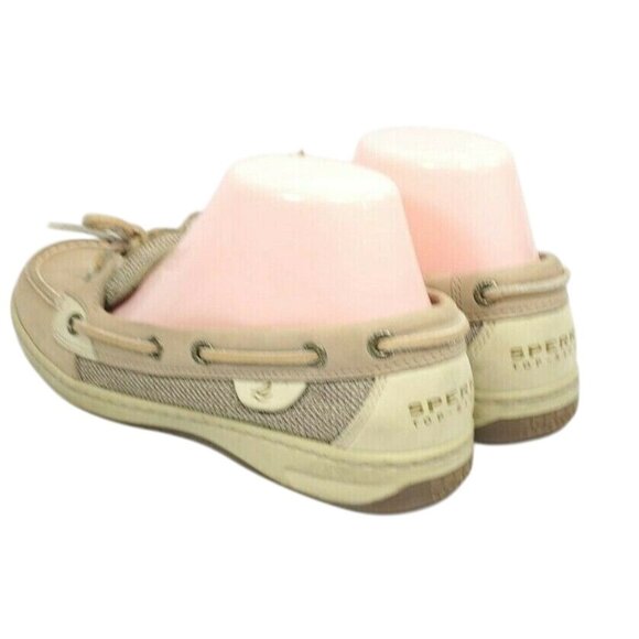 Sperry Top-Sider Boat Shoes Women's Size 7.5 Tan Leather - Picture 5 of 8